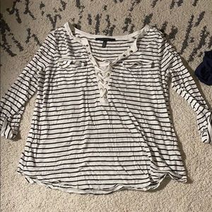 WHBM Long sleeved tee